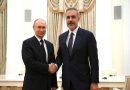 Putin Kremldə Türkiyənin xarici işlər naziri Hakan Fidanı qəbul edib