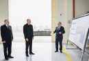 Prezident Sabirabadda aqrokimyəvi vasitələrin istehsalı müəssisəsinin fəaliyyəti ilə tanış olub