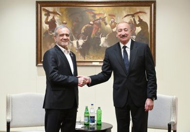 Azərbaycan Respublikasının Prezidenti İlham Əliyevlə İran İslam Respublikasının Prezidenti Məsud Pezeşkian Bişkekdə görüşüblər